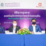 ពិធីចុះហត្ថលេខាភាពជាដៃគូចែកចាយសេវាធានារ៉ាប់រងអាយុជីវិតរវាងក្រុមហ៊ុន GC Life និងក្រុមហ៊ុន ALPHA Insurance Brokers Cambodia