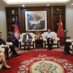 Meeting between Ambassador of People's Republic of China in the Kingdom of Cambodia Mr. Wang Wen Tian and the Chairman of G.C.Life Mr. Lao Chio Seng